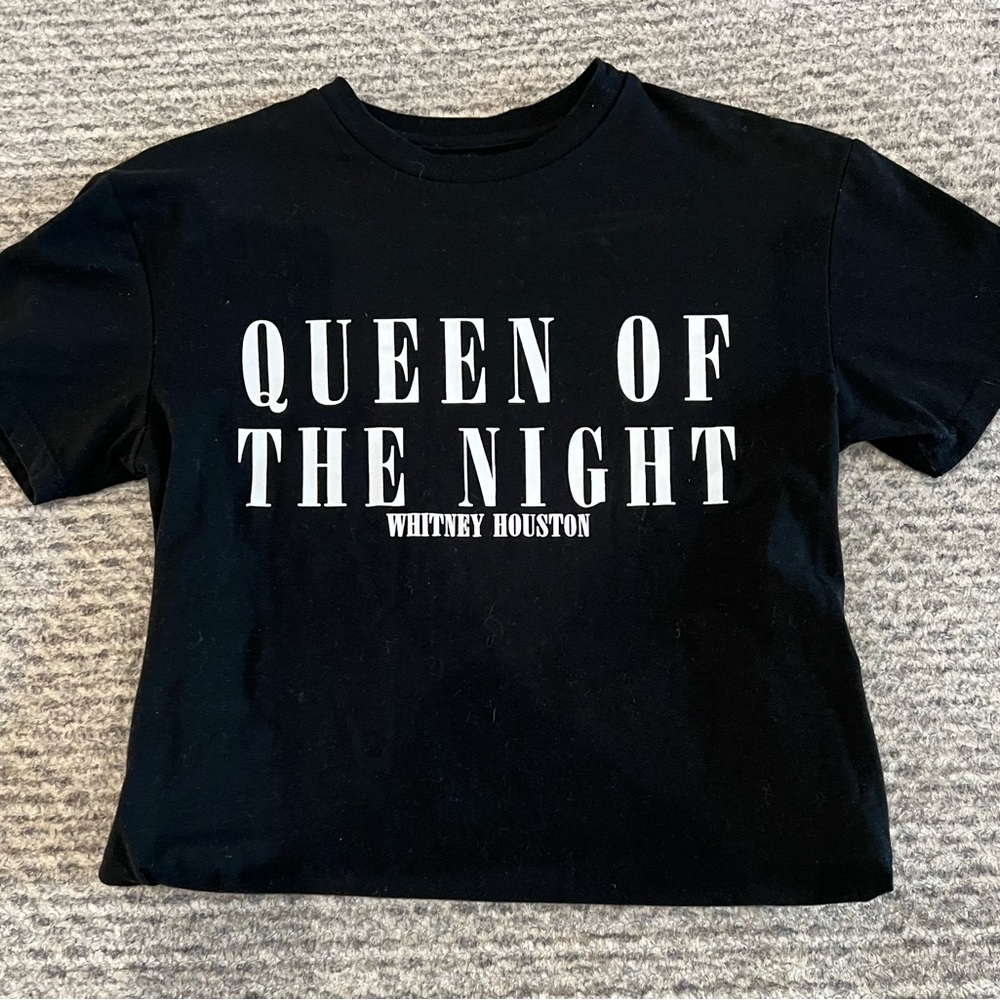 NWOT Whitney Houston Queen of the Night Concert Tee